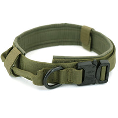 Tactical Nylon Dog Collar for Large Breeds