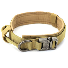 Tactical Nylon Dog Collar for Large Breeds